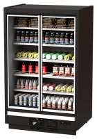 Горка холодильная KIFATO ПРАГА 1250 (встроенный агрегат, распашные двери) 