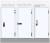Дверной блок для холодильной камеры Профхолод распашная одностворчатая дверь 1200x2200 (80мм)
