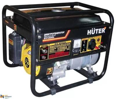 Бензиновый электрогенератор Huter DY4000L 
