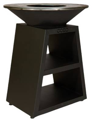 Гриль уличный COEO TRIO 82 h=100 см черная сталь
